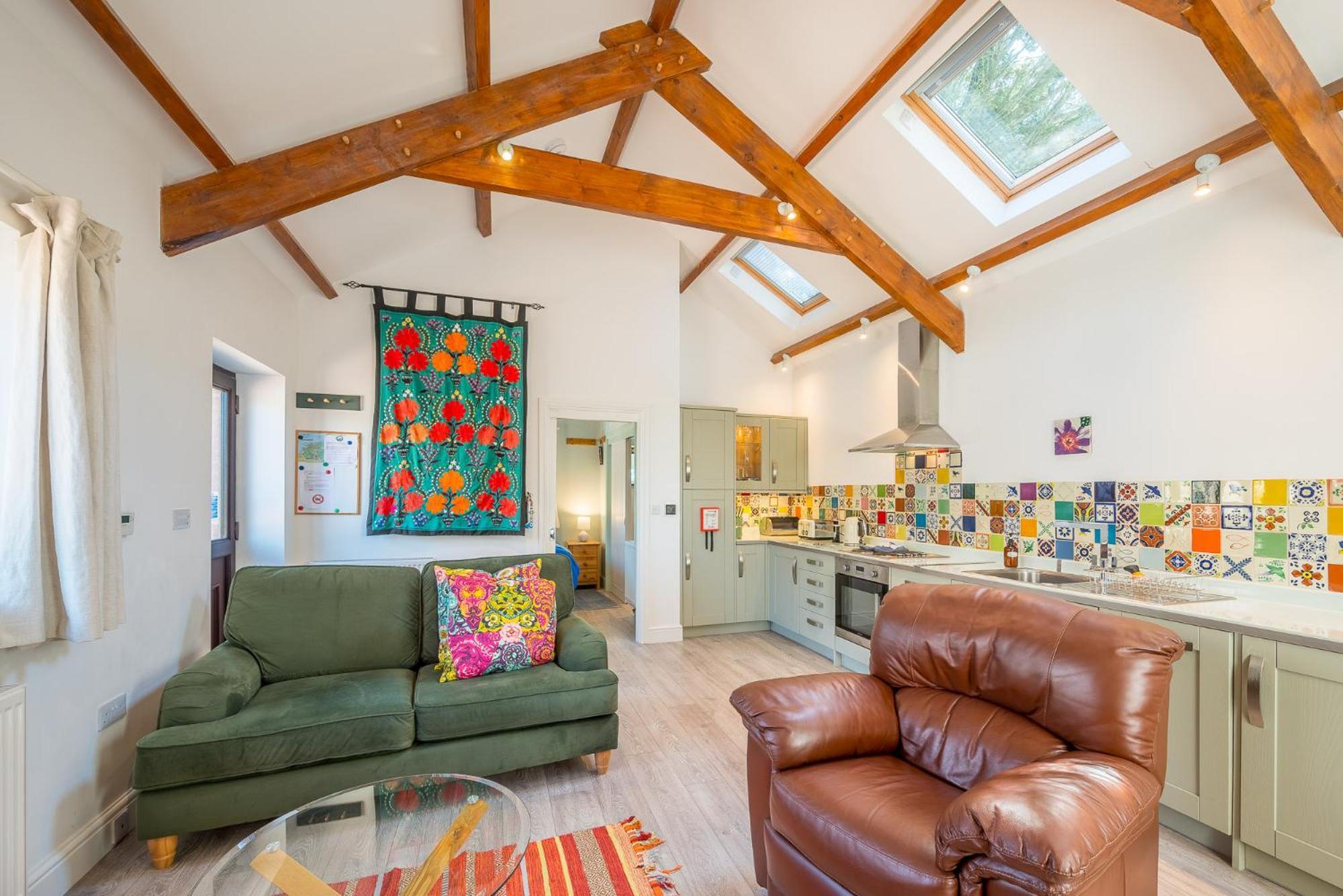 Polrunny Farm Sloe Cottage With A Sea View 博斯卡斯尔 外观 照片